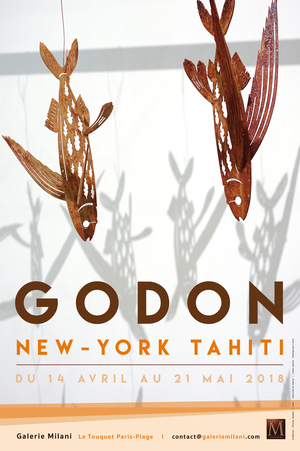 2018 — New York–Tahiti, Galerie Milani